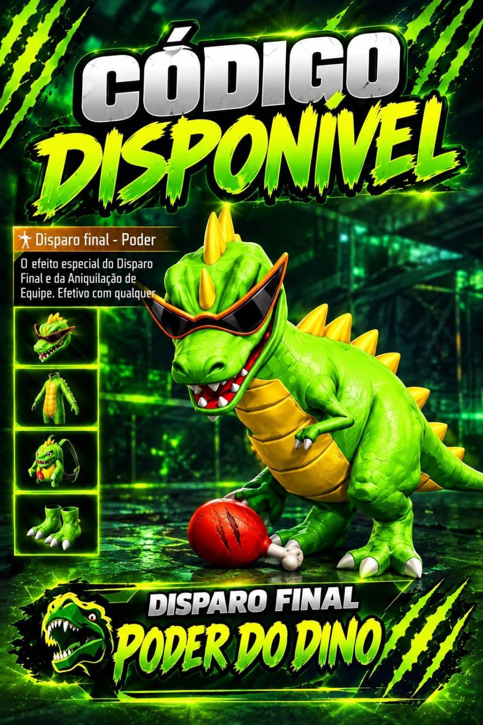 CODIGUIN NOVOS FREE FIRE | RECOMPENSA EXCLUSIVA
