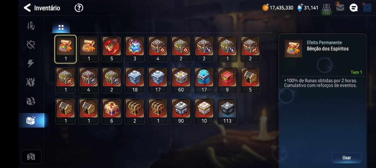 Epic Seven - Conta lvl 62 - Melhor custo beneficio