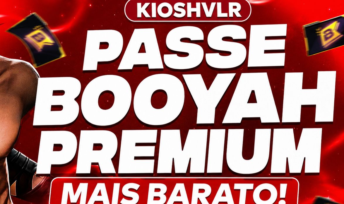 [MAIS VENDIDO] PASSE BOOYAH PREMIUM FREE FIRE - NÃO PRECISA DE ACESSO!