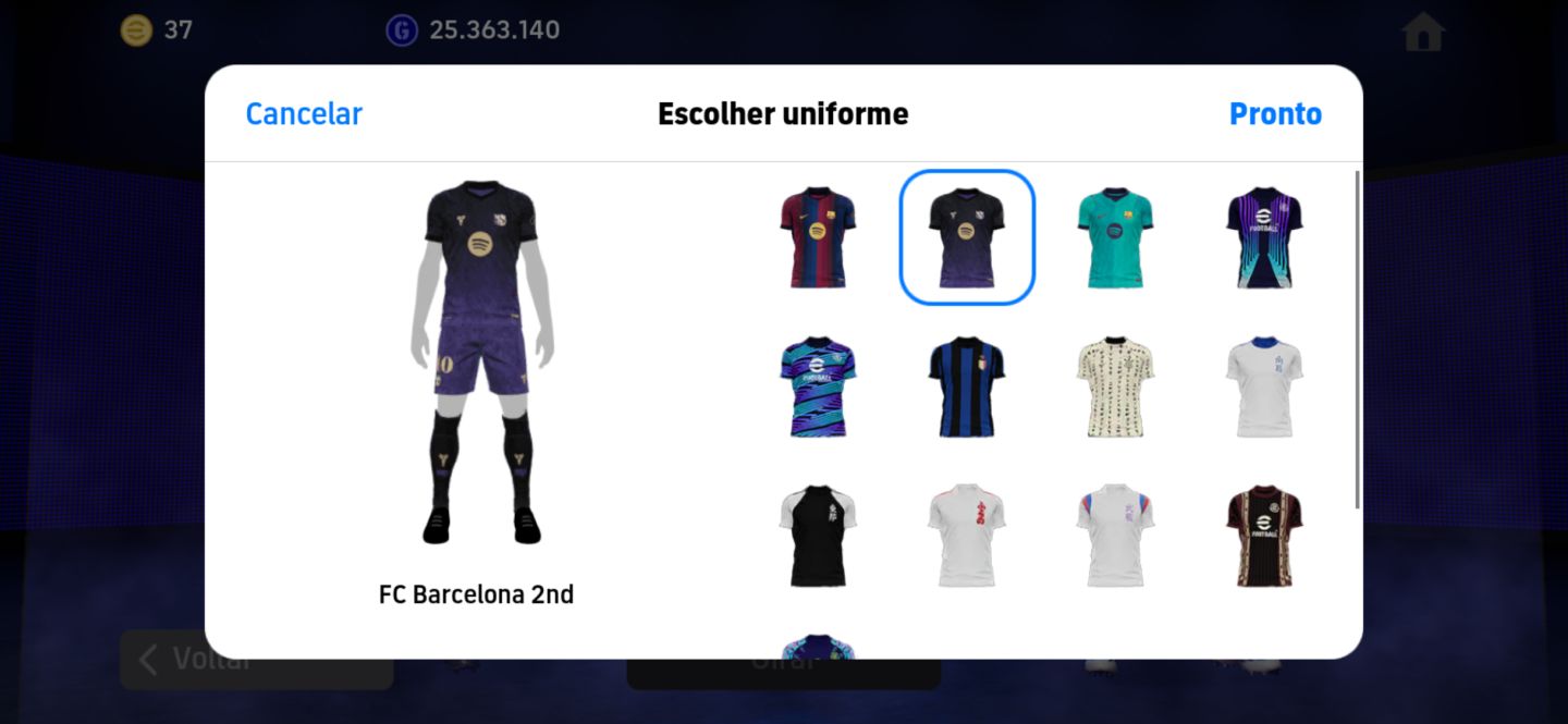 CONTA eFOOTBALL PREMIUM COM FORÇA COLETIVA DE 3208 À VENDA