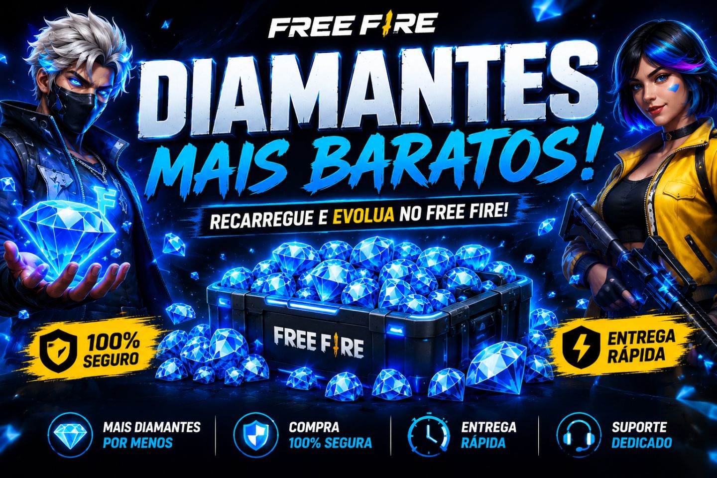 Diamantes Free Fire !!
