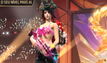 CONTA FREE FIRE BOAZINHA NÍVEL BOM /80/60/ CONTA TOP COM MUITOS ITENS E ANGELICA