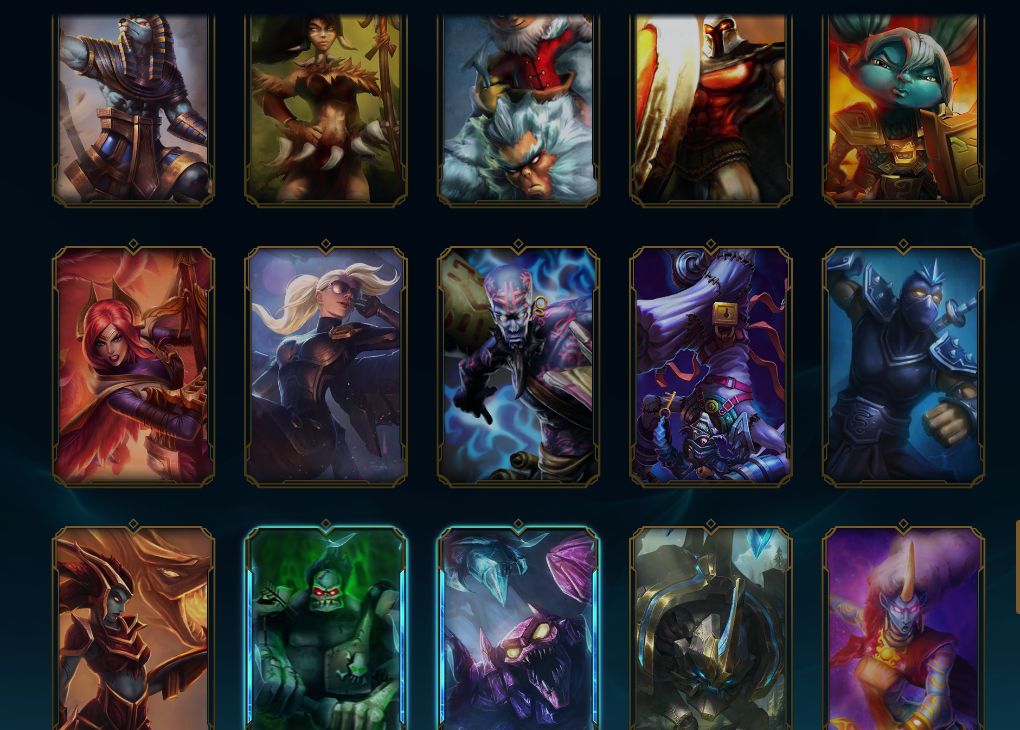 CONTA LOL SEM ELO SINCE 2015
