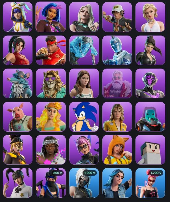 CONTA FORTNITE | 32 SKINS | 55 PICARETAS