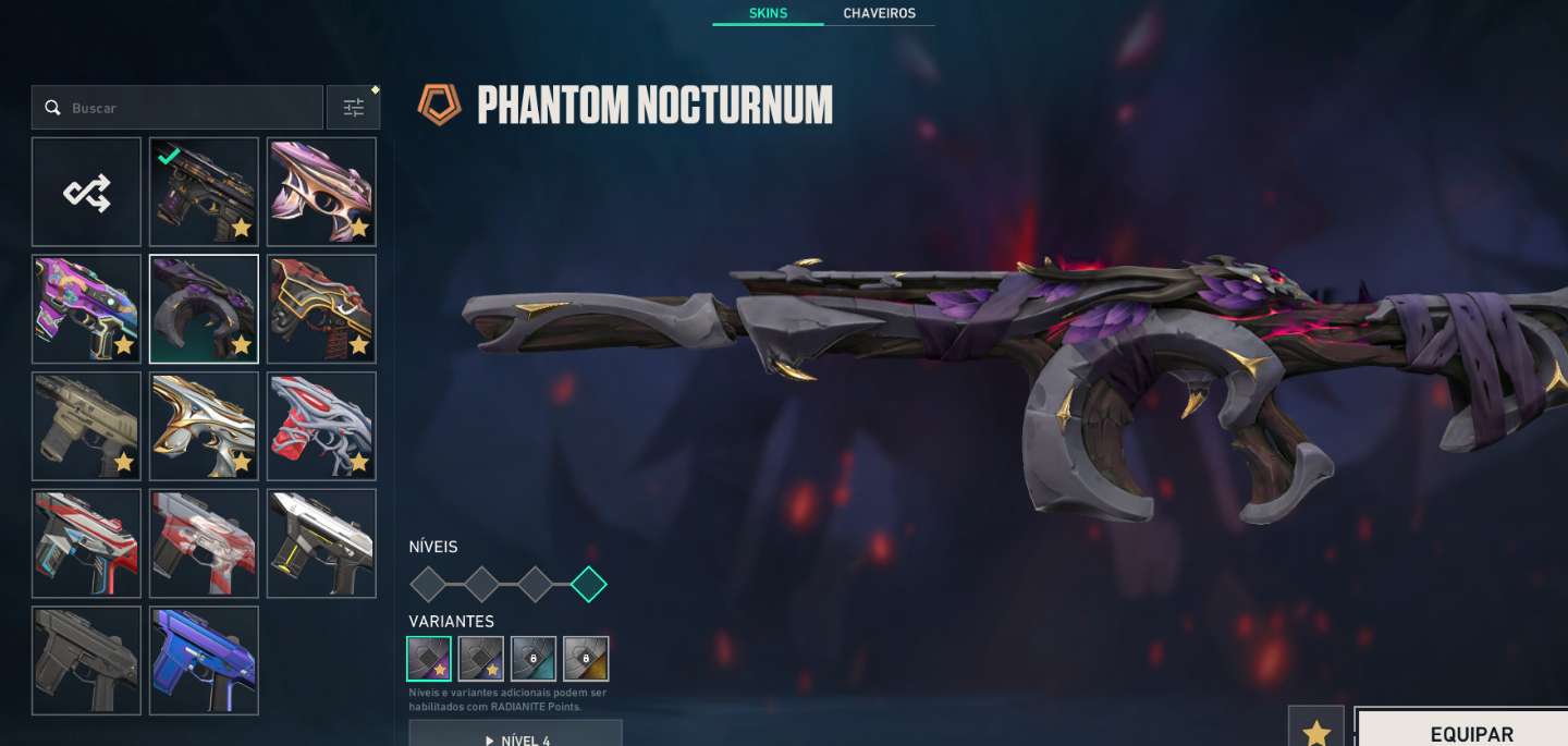 Conta gasto mais de 3k com mt skins limitadas barata