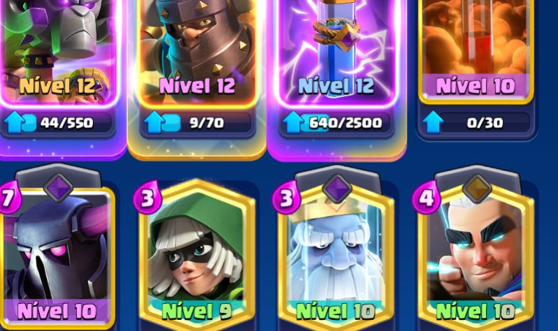 CONTA CLASH ROYALE | 6847 TROFÉUS | 119/123 CARTAS