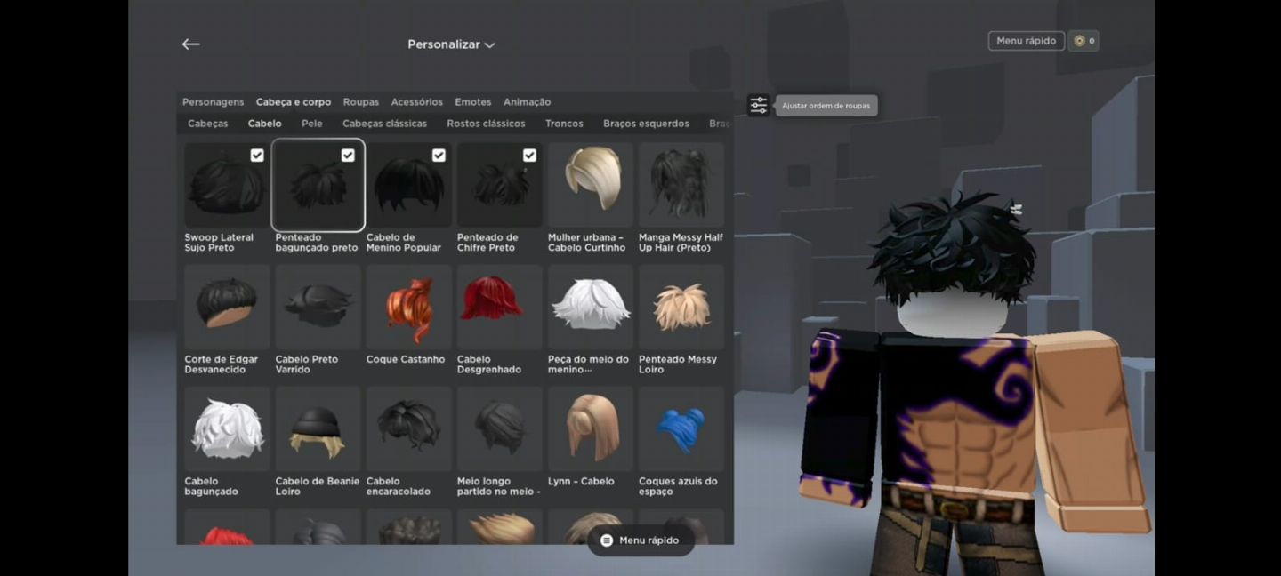Conta de Roblox(com skins) - Blox Fruits, level max, cdk, gamepass,control e +