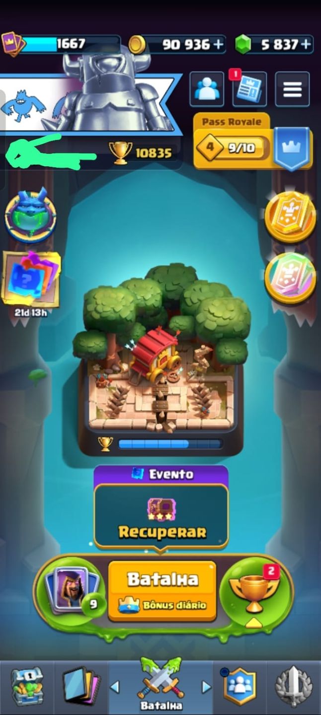 CLASH ROYALE | TORRE 15 | 11K TROFÉUS | 16 EVOLUÇÕES | 5.8K GEMAS | DECK LVL 16