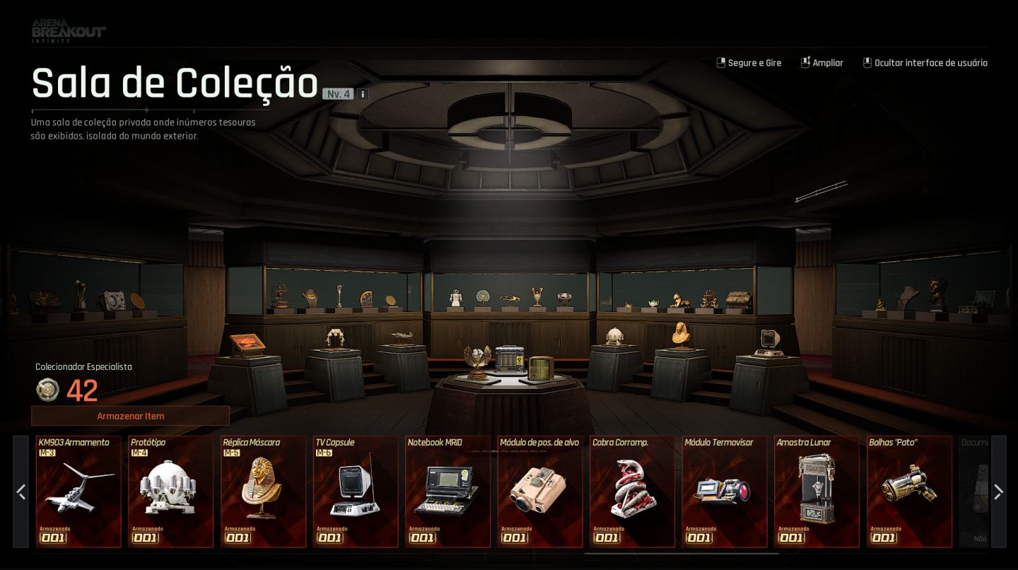 Conta ARENA BREAKOUT INFINITE PC, LVL30, Skins++, 400MM Stash