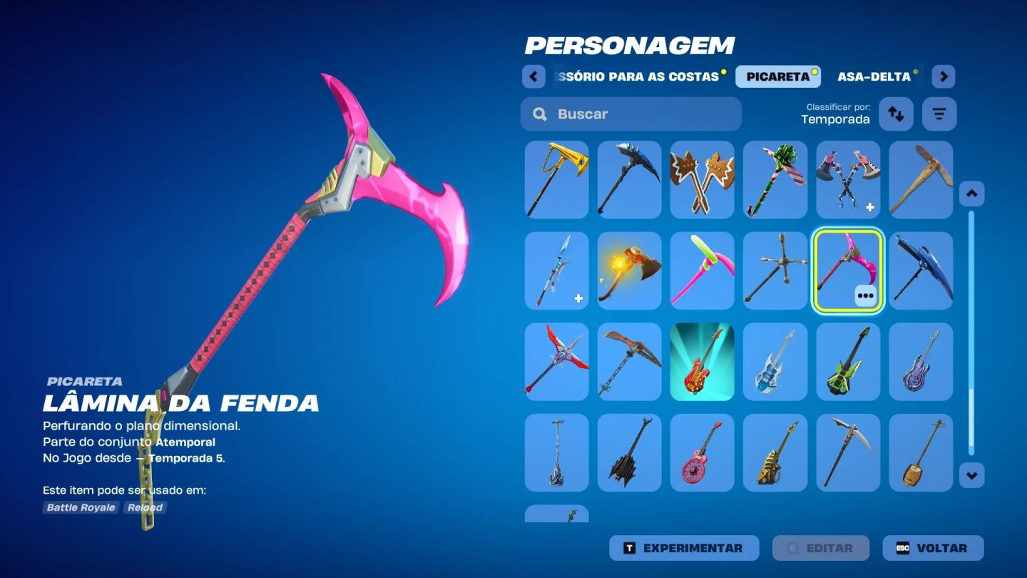 Conta Epic/Fortnite com Travis Scott,Atemporal e mais skins antigas