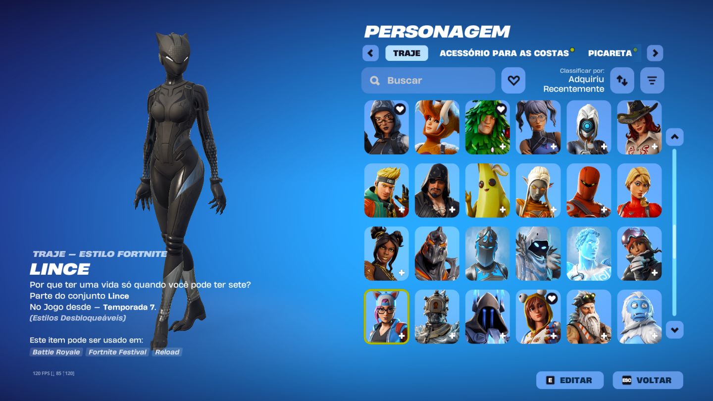 Conta Fortnite OG - criador da conta, pois não jogo mais.