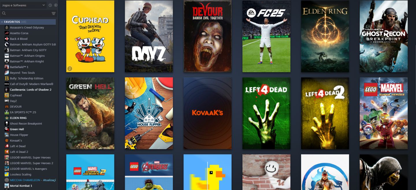 Conta Steam 120+ Jogos | Elden Ring EA FC 25 COD MW MK1 + DLC