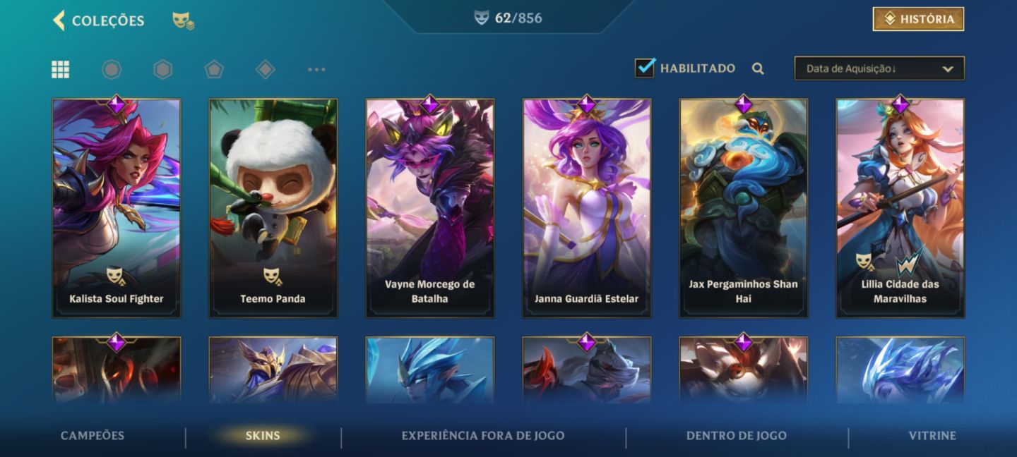 Conta WIld Rift League Of Legends 62 Skins De Eventos E Coleção Leona Completa
