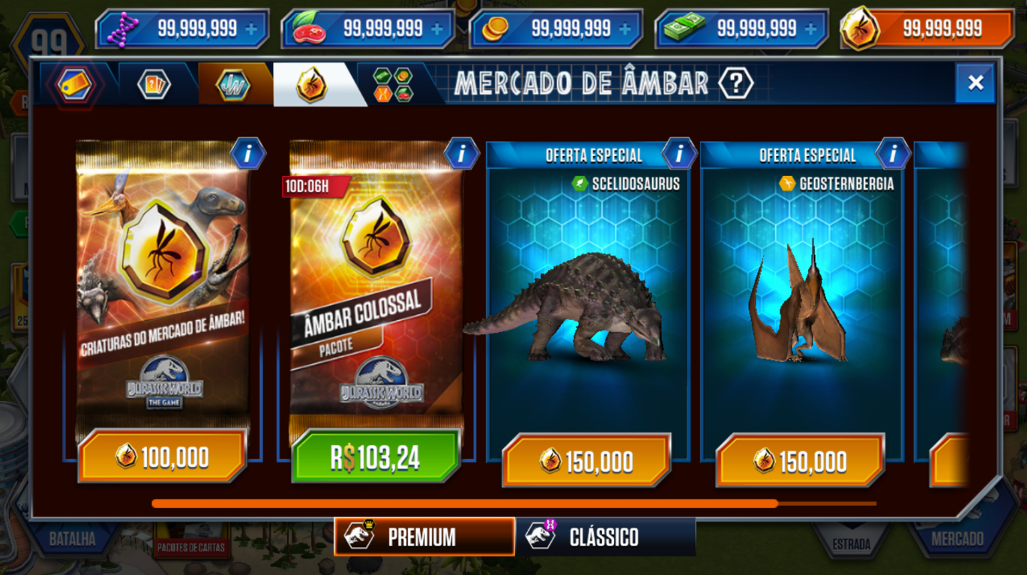TOP 2 VENDAS - O MELHOR PREÇO DA GGMAX - JURASSIC WORLD DINHEIRO/DNA/COMIDA