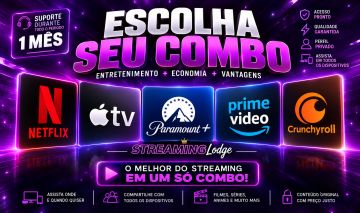 NETFLIX / PRIME VIDEO / PARAMOUNT, APPLE e outros (ACESSOS PRIVADOS)
