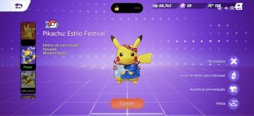 Conta Pokemon Unite ( 2020 ) com diversas skin raras!