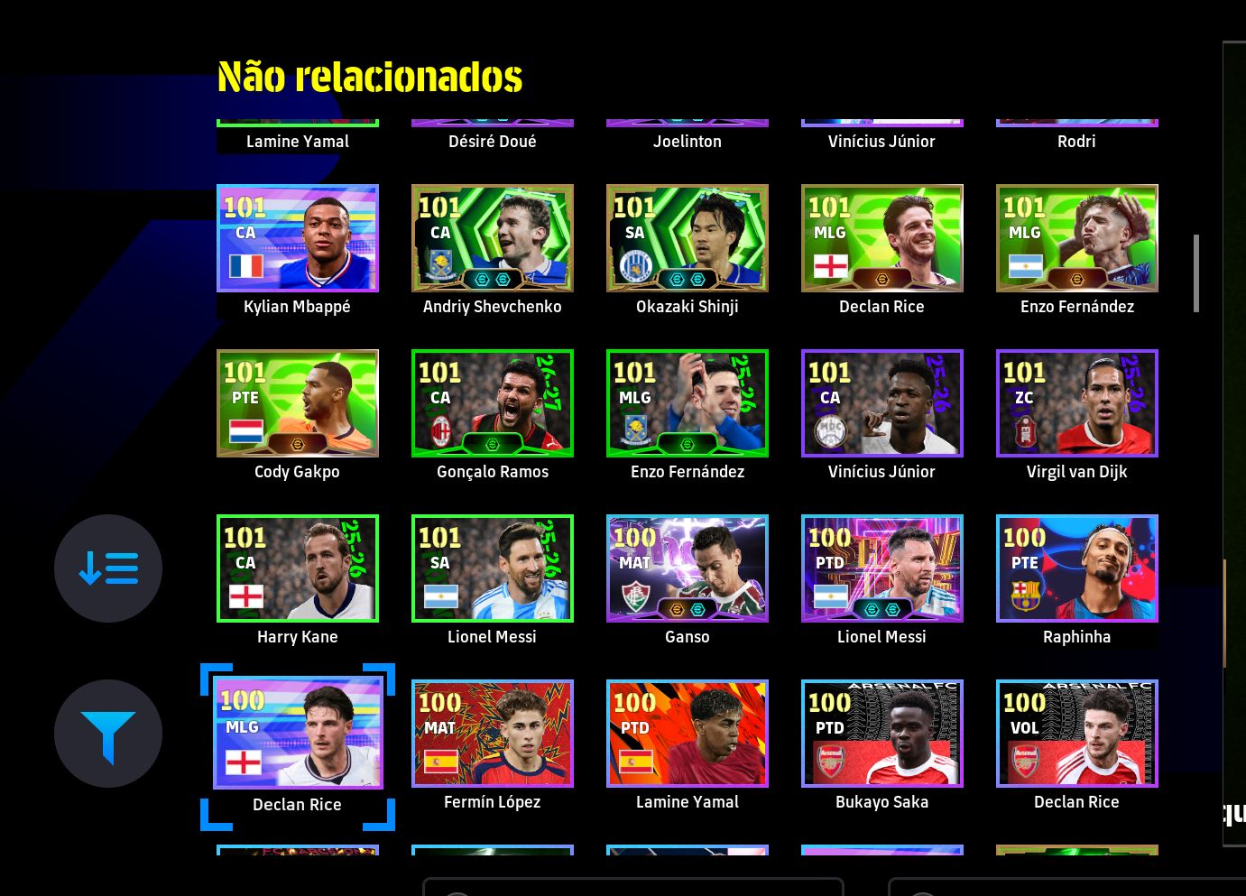 EFOOTBALL STEAM FORÇA 3230 | PUSKÁS 105, MATTHÄUS 105, KANTÉ 107 E LENDAS