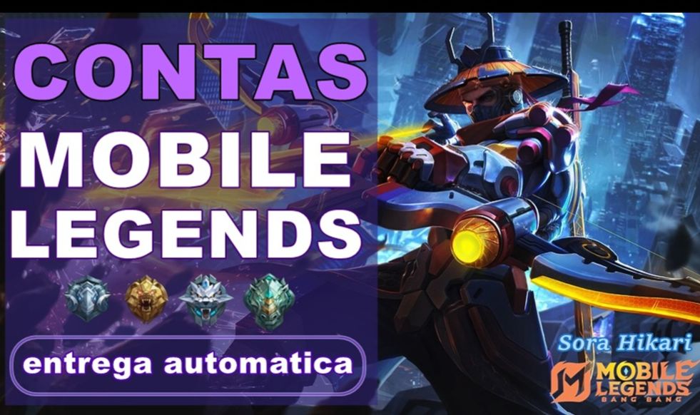 CONTAS SMURF MOBILE LEGENDS - ENTREGA AUTOMÁTICA