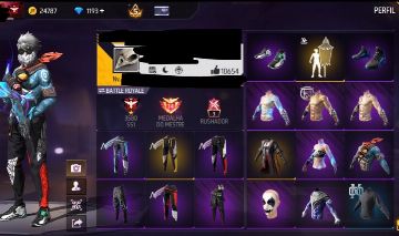 CONTA FREE FIRE GEMADA COM 4 ANGELICAIS,21 PASSES,BANDEIRÃO