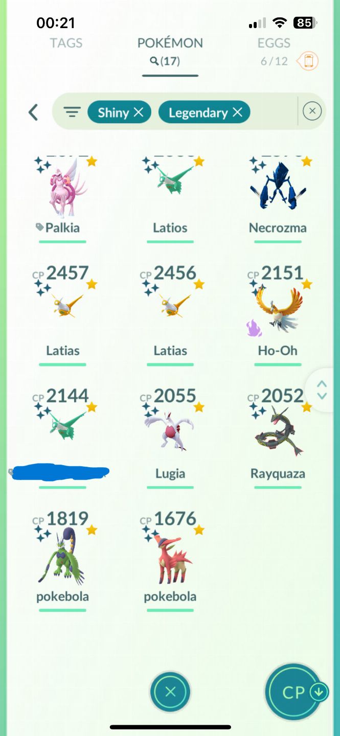 Conta Pokémon GO Level 48 Alteração de Nick Disponível