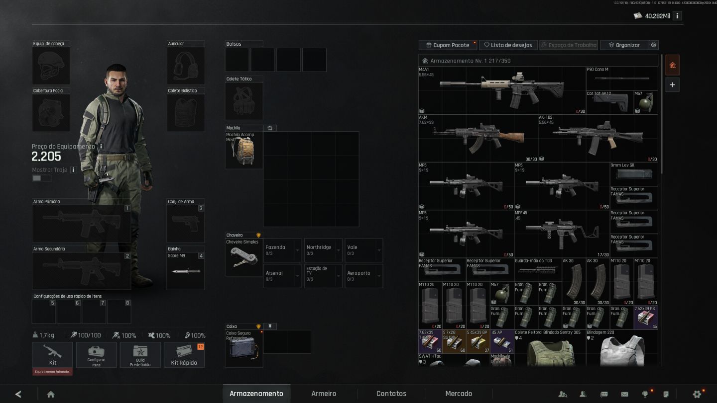 Conta25 Arena Breakout -PC- 41m basicamente tudo em KOEN - 1 LUVA - 40M de KOEN