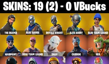 CONTA FORTNITE com SALVE MUNDO FUNDADOR| The Reaper | Royale Knight e 19 SKINS