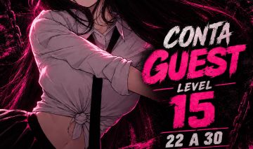 CONTA FREE FIRE LEVEL 15 AO 30