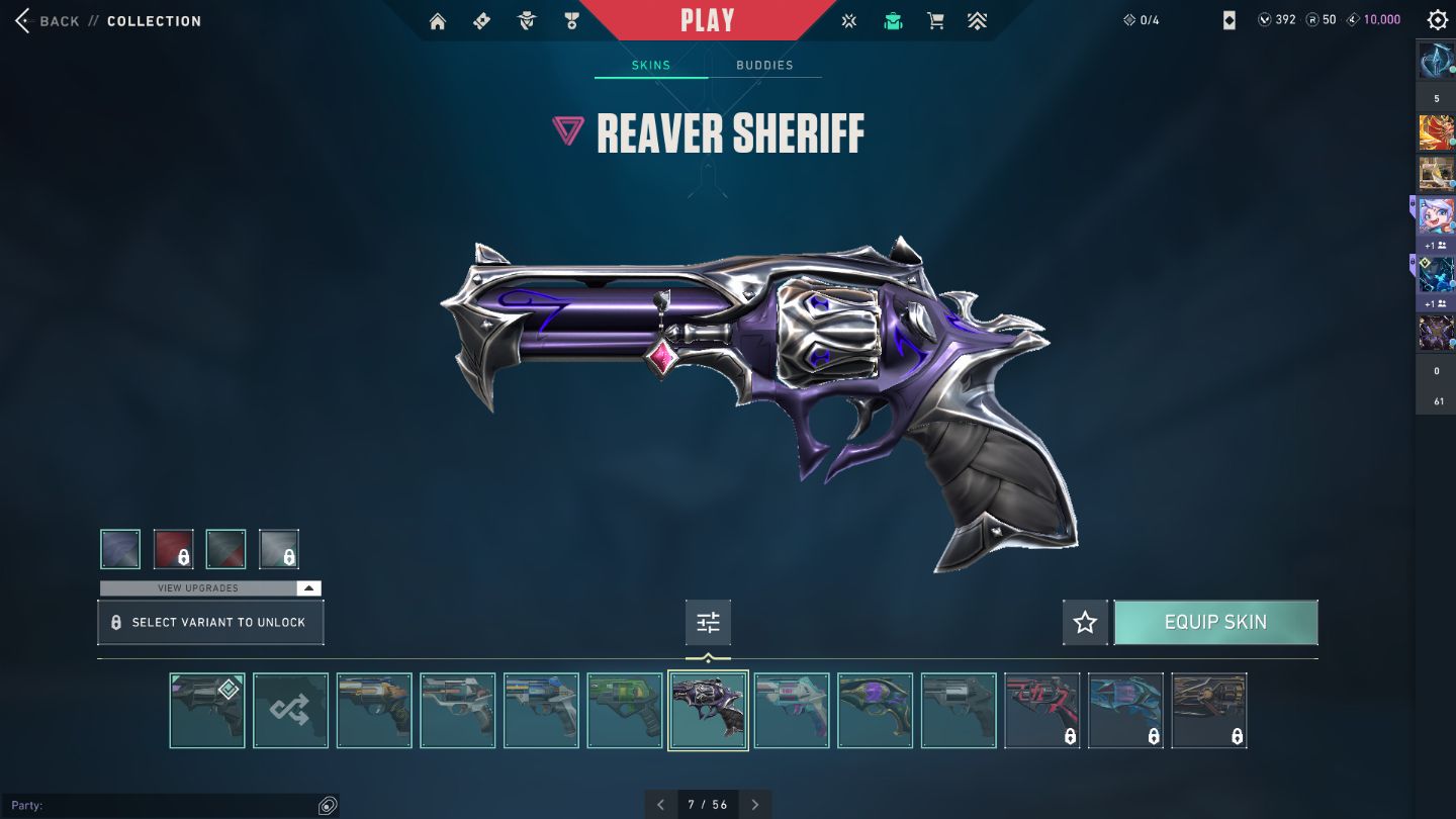 CONTA VALORANT NV446 ( PHANTOM CHAMPIONS + FACA LOCK IN + MUITAS SKINS)