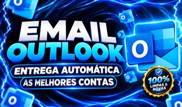 CONTAS OUTLOOK SEM SMS ENTREGA AUTOMÁTICA AS MELHORES