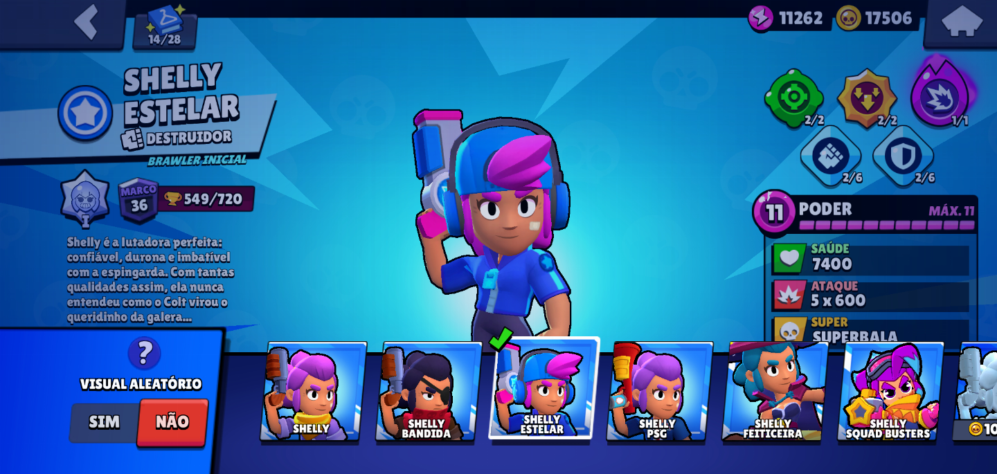 CONTA DE BRAWL STARS ANTIGA DE 2018