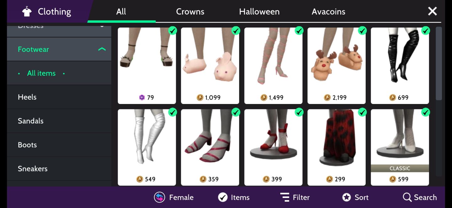 Conta Feminina Avakin Life - Exclusiva