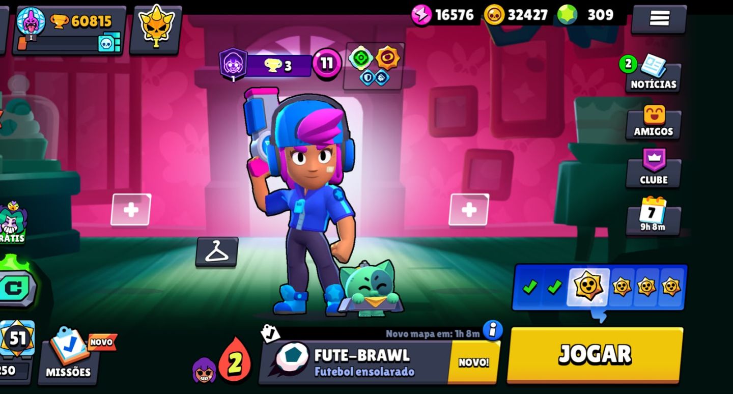Conta Brawl Stars 60K - Todos os Brawlers