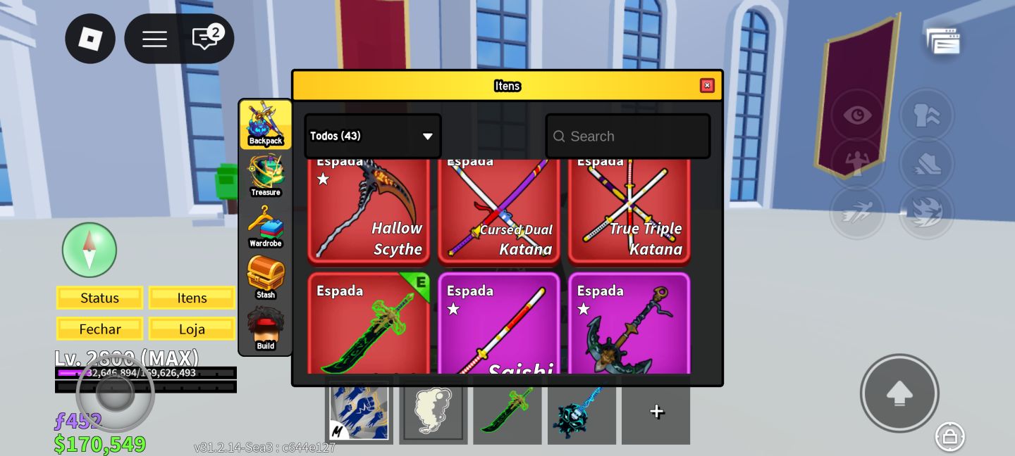Conta de bloxfruit