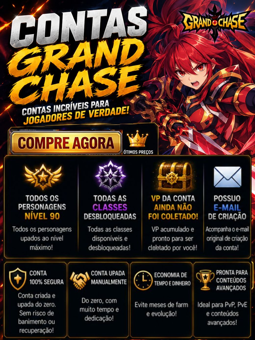 CONTA GRAND CHASE CLASSIC "INICIAL".
