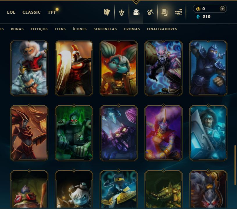 SKIN FIORA ESPADA ALADA + [ UNRANKED CONSERVADA ] + [ TROCA NICK ]