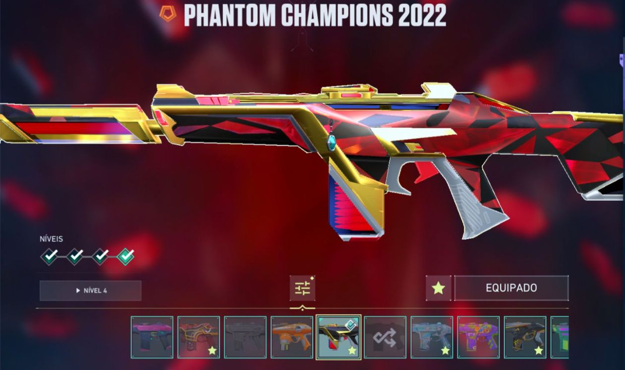 CONTA VALORANT SEM ELO ATUAL COM SKINS CHAMPIONS