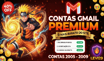 CONTAS GMAIL ANTIGAS (2005-2009) + 2FA ATIVO | ACESSO TOTAL | ENTREGA RÁPIDA