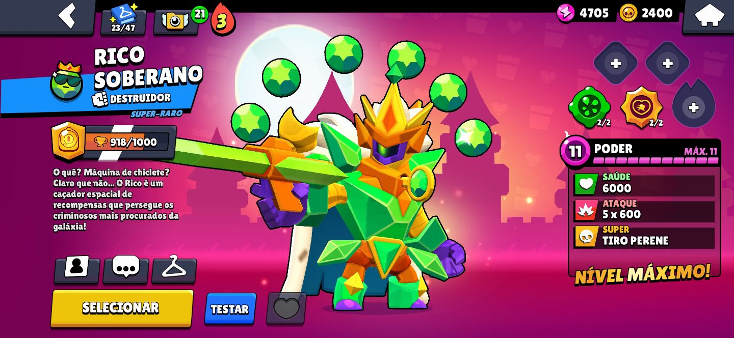 Conta Brawl Stars antiga 40+ troféus 100+ brawlers