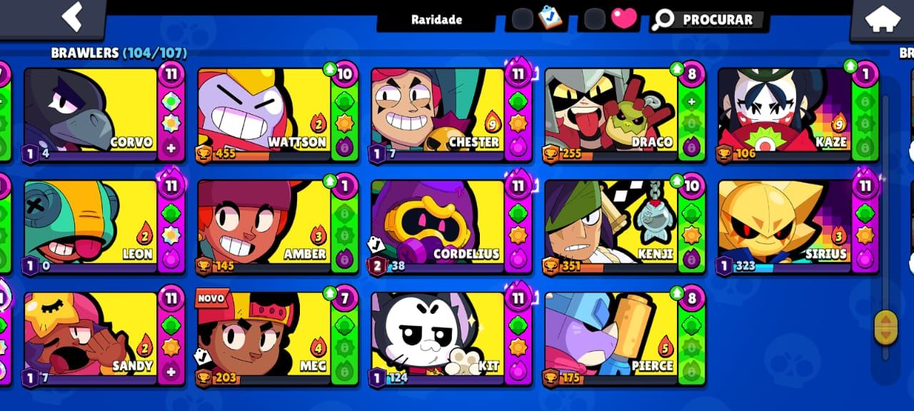 CONTA SUPERCELL PREMIUM CLAHS ROYALE E BRAW STARS