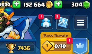 CONTA CLASH ROYALE 7k de troféus