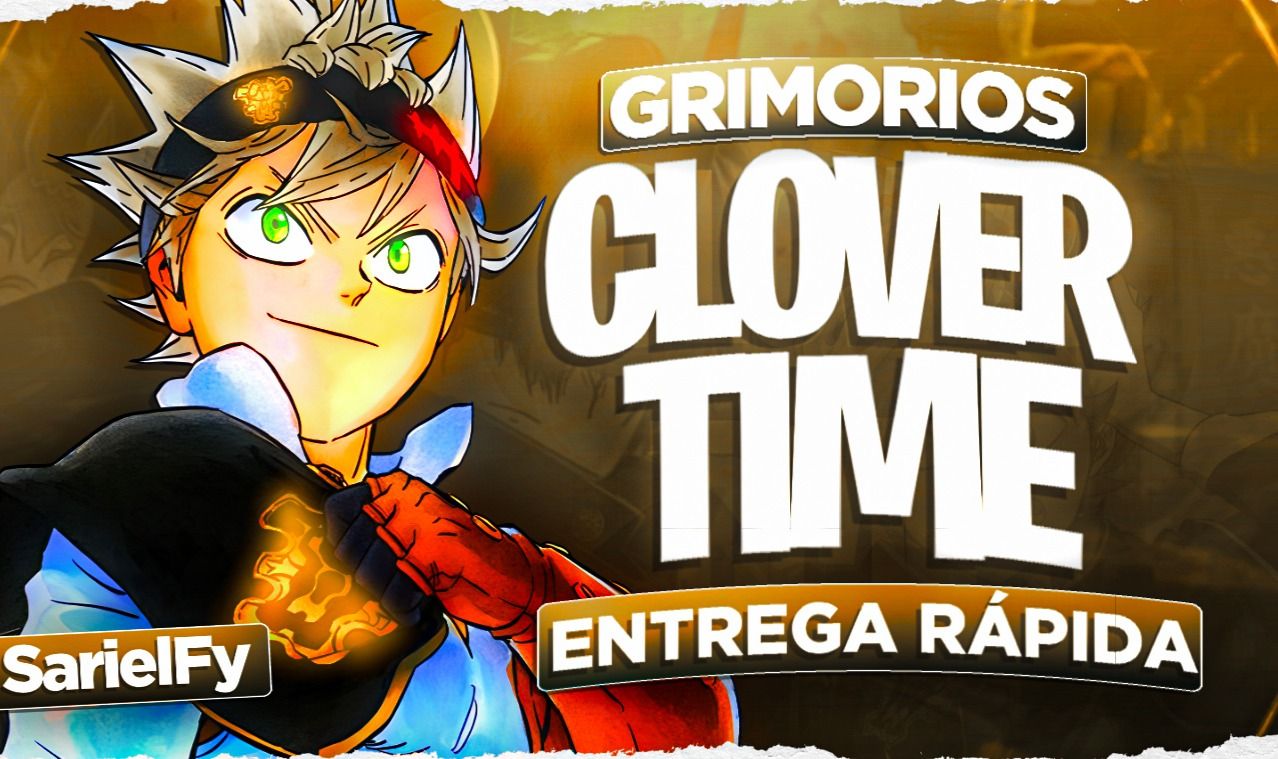 Clover Time Grimorios!! Secret,Mytical,legendary,Epic,Rare BLOOD EM STOCK!!