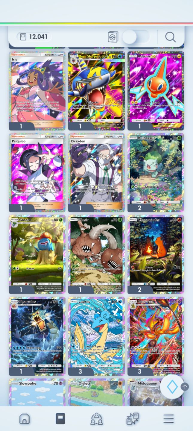 Conta Pokémon TCG Pocket NV 60 | 6 GOLDS (Charizard/Pikachu) + 30 ex Shiny!