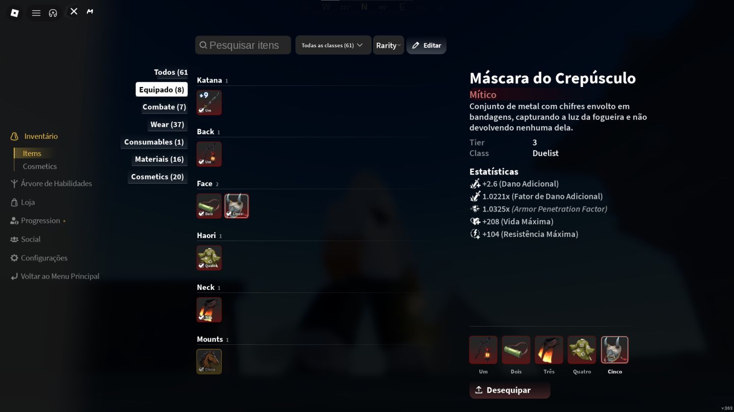 Conta Project Slayer Com Insect kat tier 3
