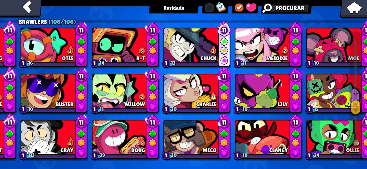 CONTA DE BRAWL STARS FULL UPADA ACOMPANHADA COM CLASH ROYALE