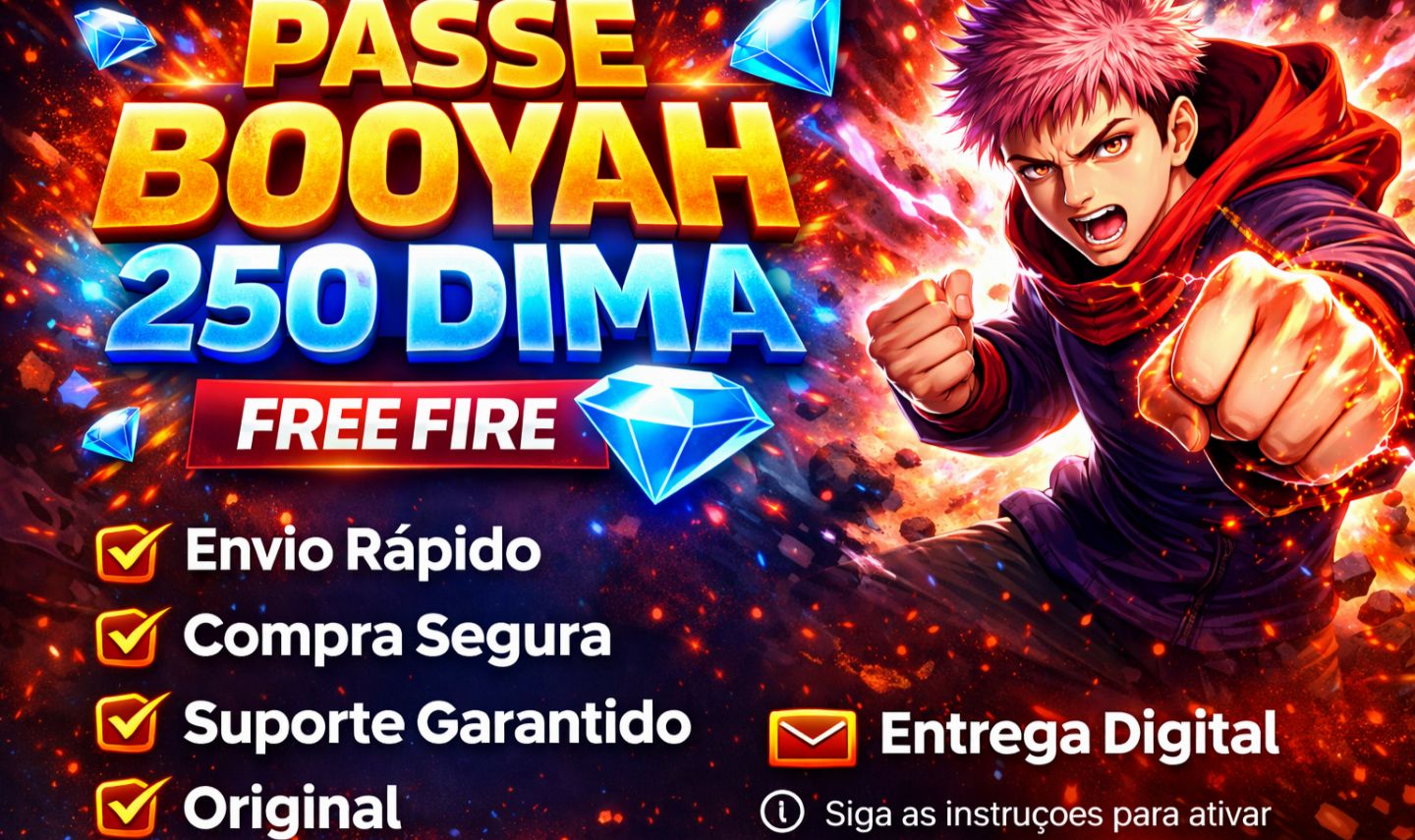 PASSE BOOYAH FREE FIRE PREMIUM 250 DIMAS
