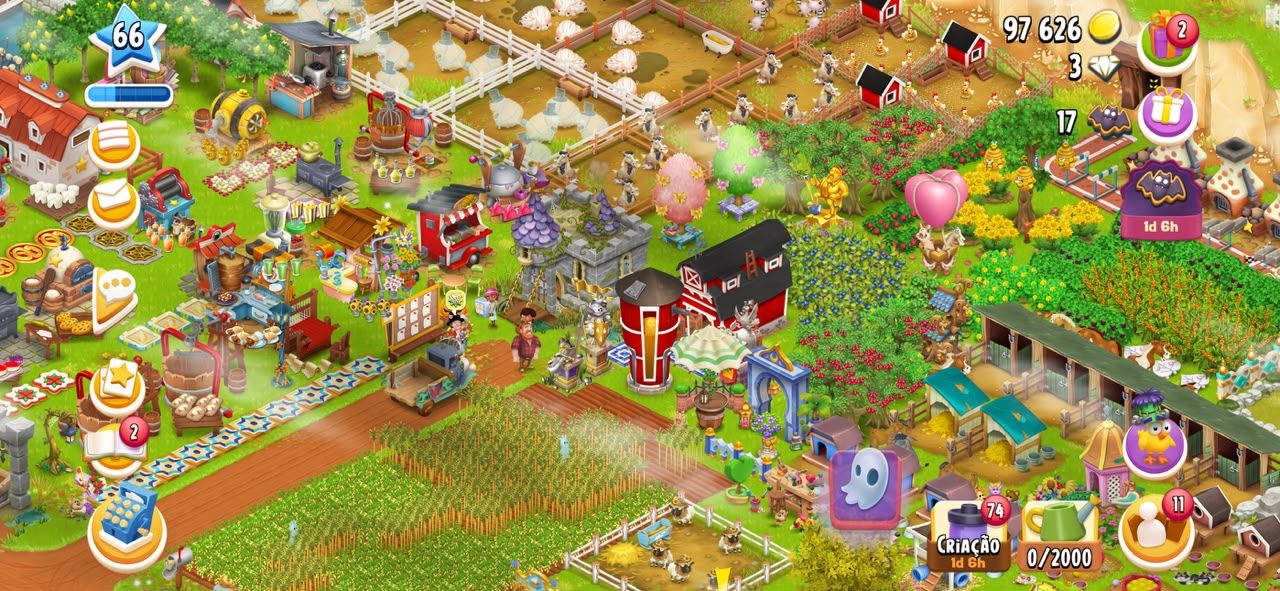 [CONTA HAY DAY À VENDA! - Nível 66 Fazenda desenvolvida!]