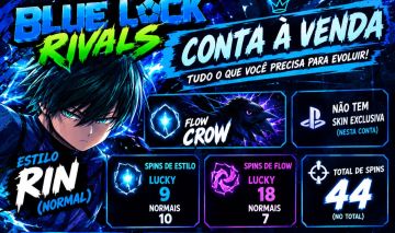 CONTA RIN BLUE LOCK RIVALS À VENDA