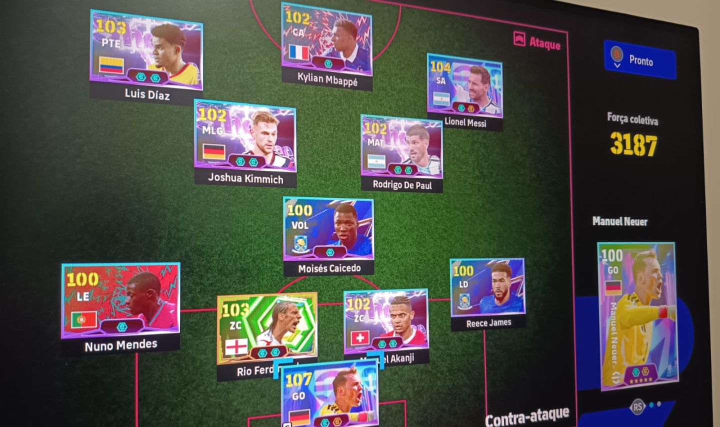 CONTA EFOOTBALL STEAM 3194 PTS VALOR NEGOCIÁVEL