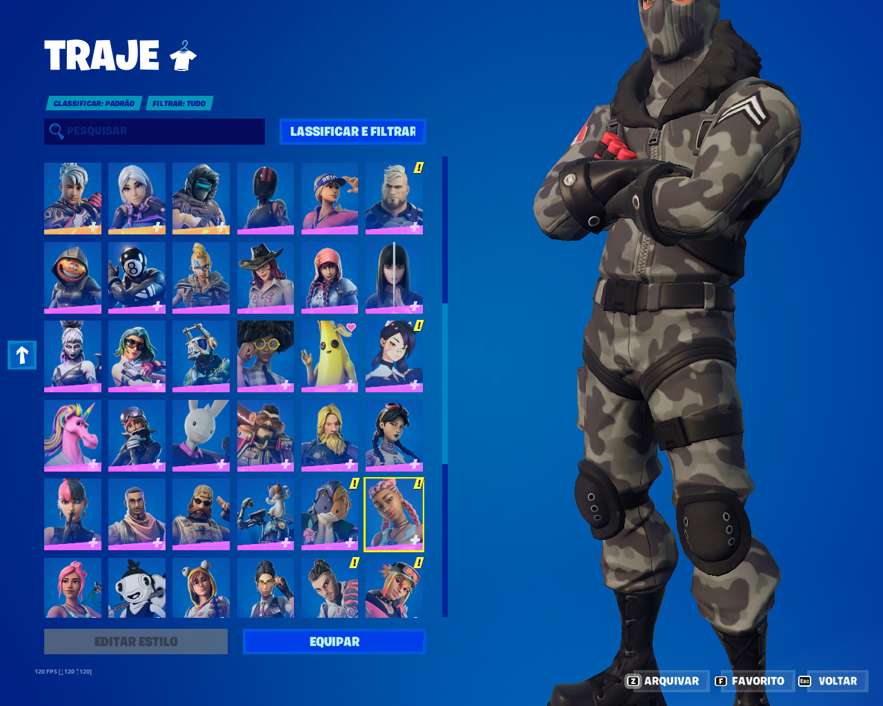 Conta fortinite rara muitas skins e picaretas full acesso