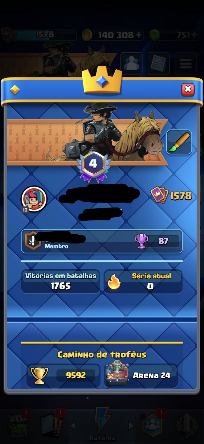 CONTA DUPLA BRAWL STARS (107/108) + CLASH ROYALE (ARENA 24)-FULL ACESSO|MESMO ID